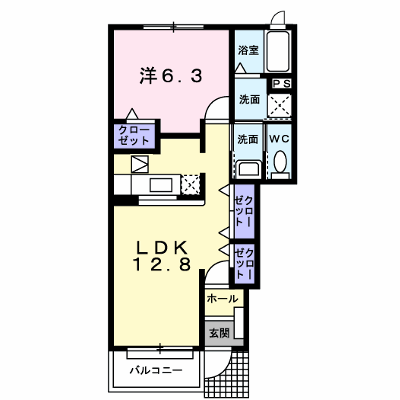 ルミエール　Ⅱ 103【管理NO：1-015557402-01030】 ★家具家電は申し込み後に搬入します★ ★2026年12月中旬入居可能★の外観画像