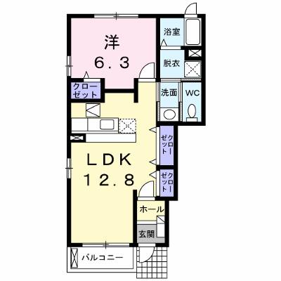ルミエール　Ⅱ 101【管理NO：1-015557402-01010】 ★家具家電は申し込み後に搬入します★ ★2026年12月中旬入居可能★の外観画像