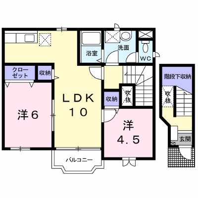 ハイツＧＳ 201【管理NO：1-006824401-02010】 ★家具家電は申し込み後に搬入します★ ★2027年01月上旬入居可能★の外観画像