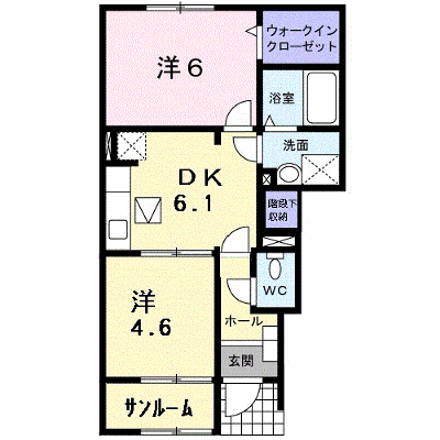 ボッシェ 102【管理NO：1-017866601-01020】 ★家具家電は申し込み後に搬入します★ ★2027年01月下旬入居可能★の外観画像