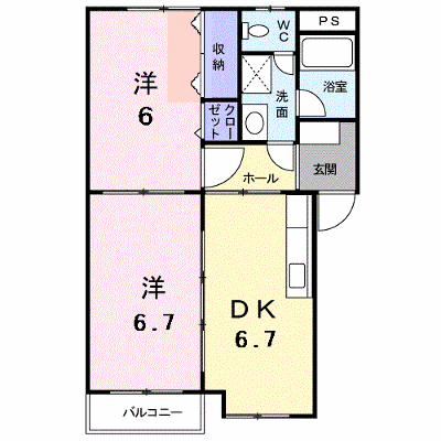 エルンテ 203【管理NO：1-010513101-02030】 ★家具家電は申し込み後に搬入します★ ★2026年11月中旬入居可能★の外観画像