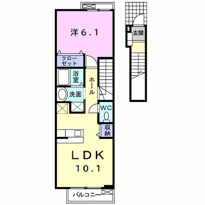 ラッフィナート 202【管理NO：1-012313001-02020】 ★家具家電は申し込み後に搬入します★ ★2026年11月中旬入居可能★の外観画像