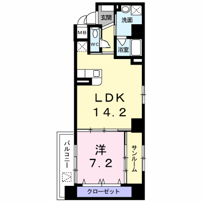 グランフェリオ 101【管理NO：1-019516301-01010】 ★家具家電は申し込み後に搬入します★ ★2026年11月下旬入居可能★の外観画像