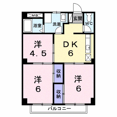 エスポアメゾン 201【管理NO：1-004772601-02010】 ★家具家電は申し込み後に搬入します★の外観画像