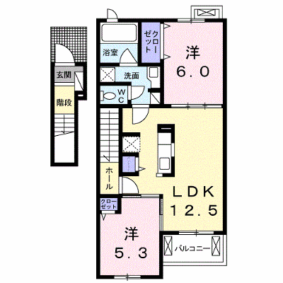 Ｂａｌｍｙ　ｃｏｕｒｔ 203【管理NO：1-021694601-02030】 ★家具家電は申し込み後に搬入します★ ★2026年12月中旬入居可能★の外観画像