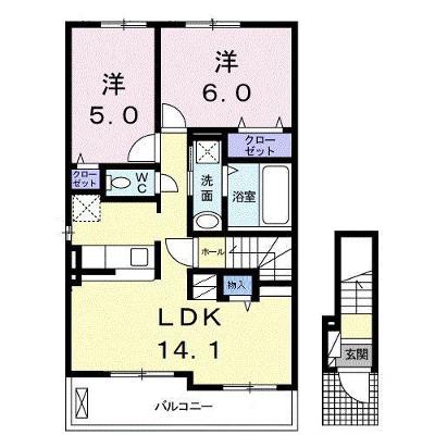 ノースサイドＢ 201【管理NO：1-024245202-02010】 ★家具家電は申し込み後に搬入します★ ★2026年11月中旬入居可能★の外観画像