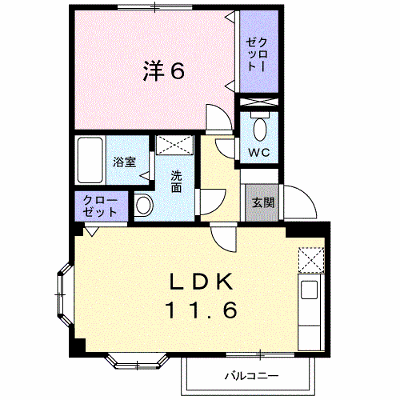 ハイツパークサイドⅡ 203【管理NO：1-005577601-02030】 ★家具家電は申し込み後に搬入します★ ★2026年10月下旬入居可能★の外観画像