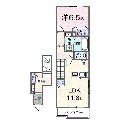 ホルツタウンＳ　Ａ 207【管理NO：1-028507601-02060】 ★家具家電は申し込み後に搬入します★ ★2027年04月上旬入居可能★の外観画像
