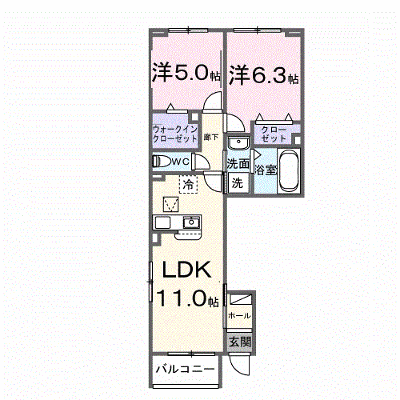 ホルツタウンＳ　Ａ 101【管理NO：1-028507601-01010】 ★家具家電は申し込み後に搬入します★ ★2027年04月上旬入居可能★の外観画像
