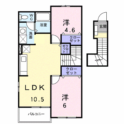 フレッシュ　プラム 203【管理NO：1-010582301-02030】 ★家具家電は申し込み後に搬入します★ ★2026年11月下旬入居可能★の外観画像