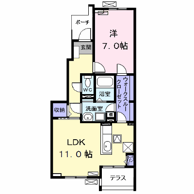 ベル・グラース　Ｄ 103【管理NO：1-023248004-01030】 ★家具家電は申し込み後に搬入します★ ★2026年11月下旬入居可能★の外観画像