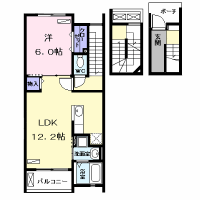Ｃａｓａ　Ｖｉｏｌａ 305【管理NO：1-022522301-03040】 ★家具家電は申し込み後に搬入します★ ★2026年11月下旬入居可能★の外観画像