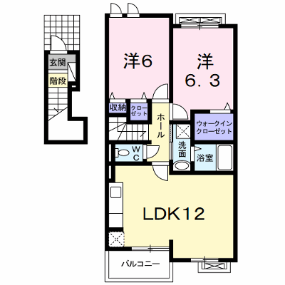 プルメリアＹ 202【管理NO：1-016601302-02020】 ★家具家電は申し込み後に搬入します★ ★2026年11月上旬入居可能★の外観画像