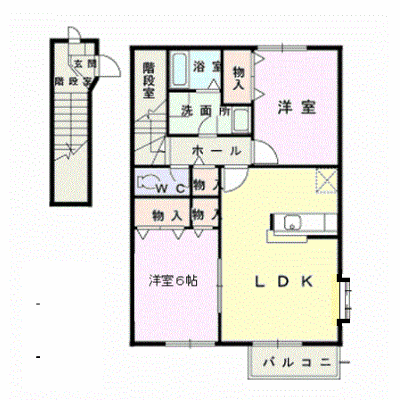 ラフィーネ花塚Ｂ 201【管理NO：1-011442402-02010】 ★家具家電は申し込み後に搬入します★ ★2026年11月上旬入居可能★の外観画像