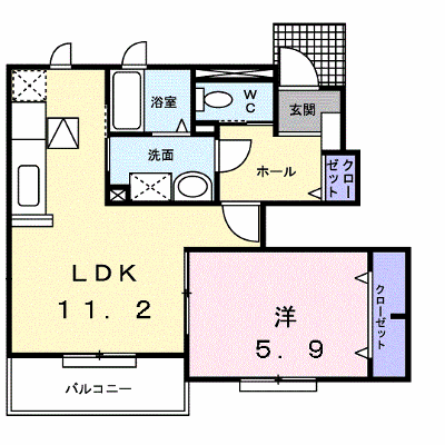 サニーテルネ 101【管理NO：1-018252501-01010】 ★家具家電は申し込み後に搬入します★ ★2026年11月上旬入居可能★の外観画像
