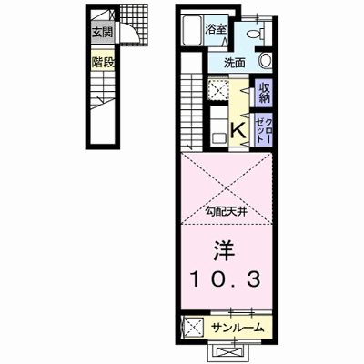ガーデンヒルズ徳重 206【管理NO：1-023222901-02050】 ★家具家電は申し込み後に搬入します★ ★2026年10月中旬入居可能★の外観画像
