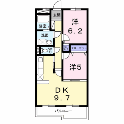 クレセールヴァンブ 304【管理NO：1-099100601-03040】 ★家具家電は申し込み後に搬入します★ ★2026年11月下旬入居可能★の外観画像