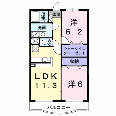 ルピナス　Ｂ棟 303【管理NO：1-012546502-03030】 ★家具家電は申し込み後に搬入します★ ★2026年11月下旬入居可能★の外観画像