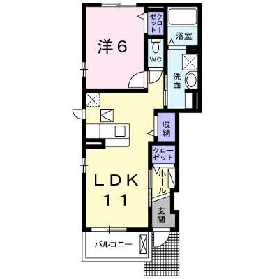 カーサ　メリディオ 101【管理NO：1-018369401-01010】 ★家具家電は申し込み後に搬入します★の外観画像