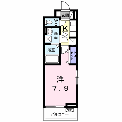 プチフラン 101【管理NO：1-022531401-01010】 ★家具家電は申し込み後に搬入します★の外観画像