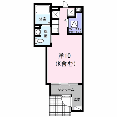サンエース・ユニ 103【管理NO：1-020886601-01030】 ★家具家電は申し込み後に搬入します★の外観画像