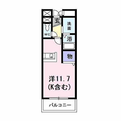 クラール・ＴＹ 103【管理NO：1-014026601-01030】 ★家具家電は申し込み後に搬入します★ ★2026年11月下旬入居可能★の外観画像