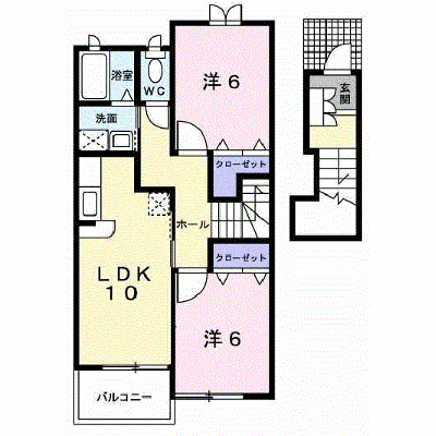 フレーシュ 202【管理NO：1-012983801-02020】 ★家具家電は申し込み後に搬入します★ ★2026年10月下旬入居可能★の外観画像