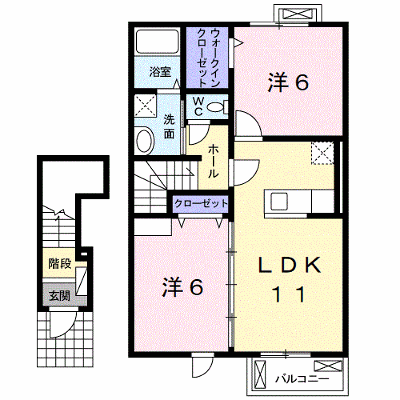 カサ　ボニータＢ 202【管理NO：1-023354901-02020】 ★家具家電は申し込み後に搬入します★ ★2027年01月下旬入居可能★の外観画像