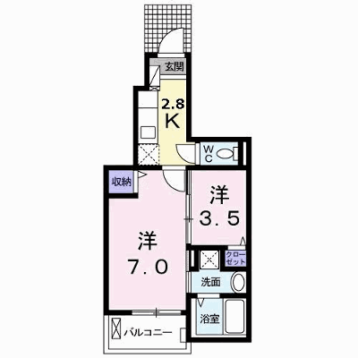 マリオ北島　Ｂ 102【管理NO：1-024665002-01020】 ★家具家電は申し込み後に搬入します★ ★2026年10月下旬入居可能★の外観画像