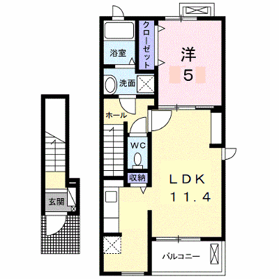 ナリッシュＬｅｅ　Ⅳ 203【管理NO：1-019246902-02030】 ★家具家電は申し込み後に搬入します★ ★2026年11月下旬入居可能★の外観画像