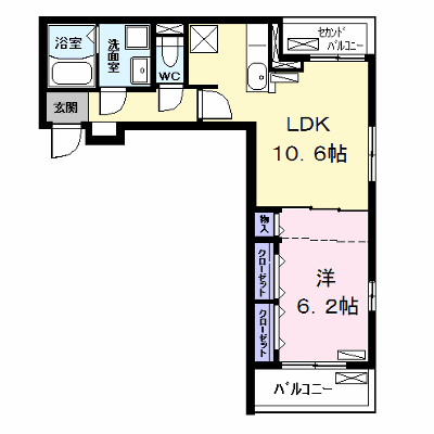 アルバーダ 202【管理NO：1-023307001-02020】 ★家具家電は申し込み後に搬入します★ ★2026年10月下旬入居可能★の外観画像