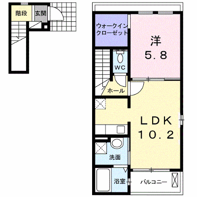 レスペヘリオスＣ 201【管理NO：1-017169503-02010】 ★家具家電は申し込み後に搬入します★ ★2026年12月中旬入居可能★の外観画像