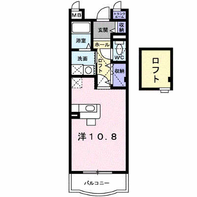 シャンポールＡ 406【管理NO：1-011918601-04050】 ★家具家電は申し込み後に搬入します★ ★2026年11月中旬入居可能★の外観画像