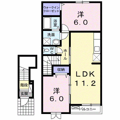 インプレス　Ｂ 203【管理NO：1-018329402-02030】 ★家具家電は申し込み後に搬入します★ ★2026年11月下旬入居可能★の外観画像