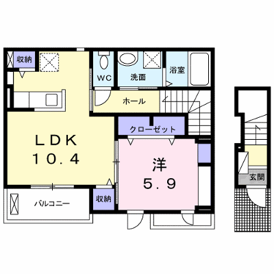 アイスパッセルＢ 202【管理NO：1-021620702-02020】 ★家具家電は申し込み後に搬入します★ ★2026年11月下旬入居可能★の外観画像