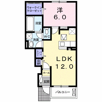 ピノ・ドルチェⅠ 102【管理NO：1-025129801-01020】 ★家具家電は申し込み後に搬入します★ ★2026年11月中旬入居可能★の外観画像