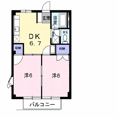 カーサブランカⅠ 205【管理NO：1-005244701-02050】 ★家具家電は申し込み後に搬入します★ ★2026年11月下旬入居可能★の外観画像
