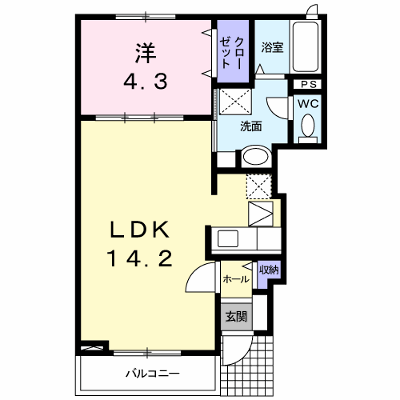 エバートン 102【管理NO：1-017274201-01020】 ★家具家電は申し込み後に搬入します★ ★2026年11月下旬入居可能★の外観画像