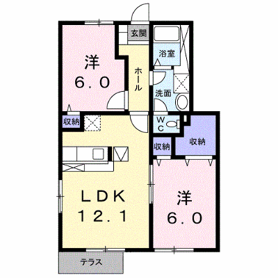ミルトハウス：Ｄ 104【管理NO：1-012660301-01040】 ★家具家電は申し込み後に搬入します★ ★2026年11月中旬入居可能★の外観画像