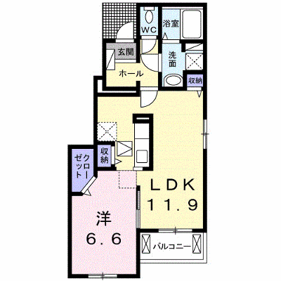 エル　Ⅰ 101【管理NO：1-023930201-01010】 ★家具家電は申し込み後に搬入します★ ★2026年12月中旬入居可能★の外観画像