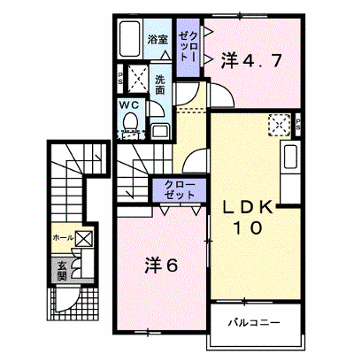 サニーコート尾畑 203【管理NO：1-014847701-02030】 ★家具家電は申し込み後に搬入します★の外観画像