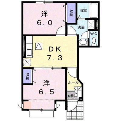 エクセレンテ北原　Ａ 102【管理NO：1-011025701-01020】 ★家具家電は申し込み後に搬入します★ ★2026年11月中旬入居可能★の外観画像