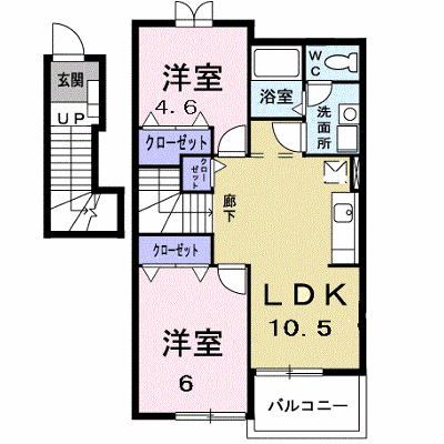 ニュ－ドリ－ムＳ・ＫⅡ 202【管理NO：1-012227202-02020】 ★家具家電は申し込み後に搬入します★ ★2026年11月下旬入居可能★の外観画像