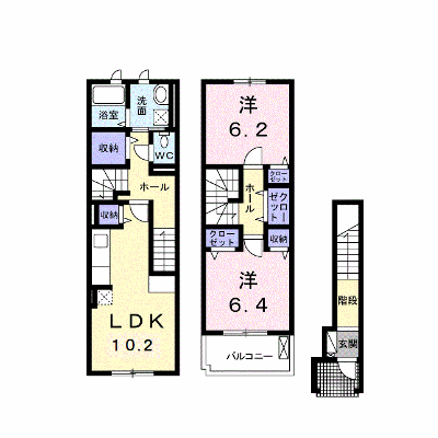 Ｍ＆Ａ・トロワ 202【管理NO：1-021620103-02020】 ★家具家電は申し込み後に搬入します★の外観画像