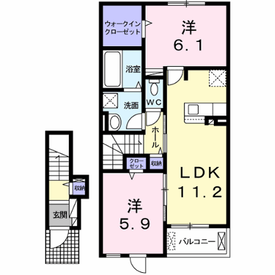 ヒカリエ 202【管理NO：1-024963301-02020】 ★家具家電は申し込み後に搬入します★ ★2026年11月中旬入居可能★の外観画像