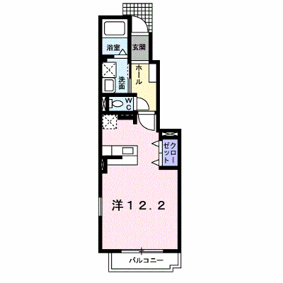 ル　シェル　ブルー 104【管理NO：1-017364601-01040】 ★家具家電は申し込み後に搬入します★ ★2026年11月上旬入居可能★の外観画像