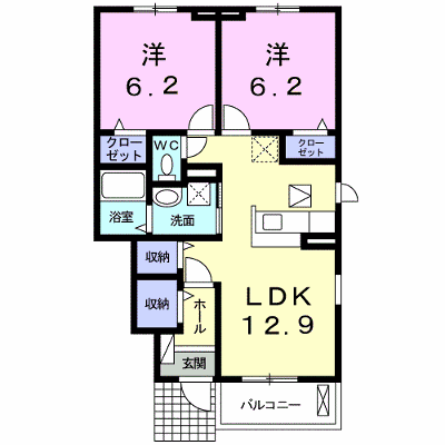 コンフォートⅡ 103【管理NO：1-017968001-01030】 ★家具家電は申し込み後に搬入します★の外観画像