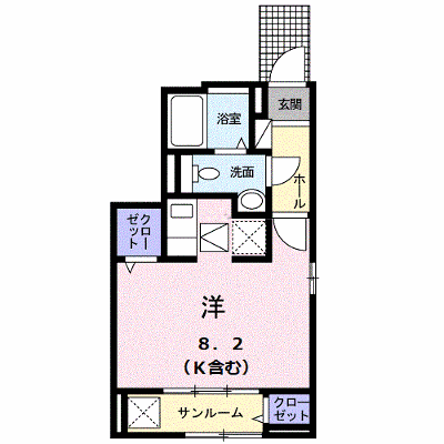 フィオ－レ 101【管理NO：1-021537701-01010】 ★家具家電は申し込み後に搬入します★ ★2026年10月下旬入居可能★の外観画像