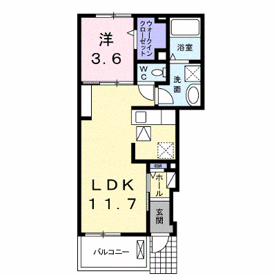 フェリス 103【管理NO：1-020698502-01030】 ★家具家電は申し込み後に搬入します★ ★2026年10月下旬入居可能★の外観画像
