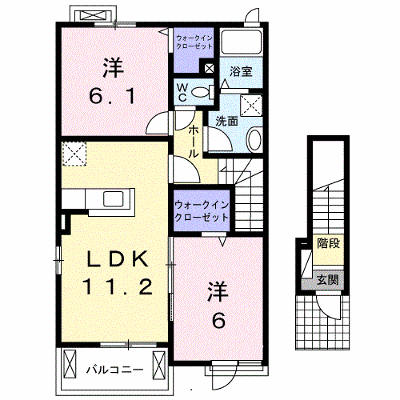 エクセレント　ヴィレッジ 201【管理NO：1-021246201-02010】 ★家具家電は申し込み後に搬入します★ ★2026年11月下旬入居可能★の外観画像